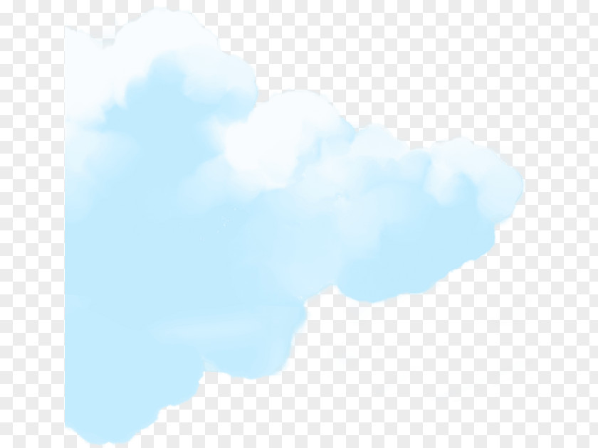 Blue Cloud Cumulus Wallpaper PNG