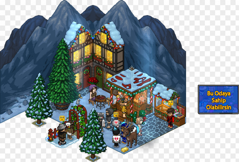 Christmas Habbo Village Game Snow Patch PNG