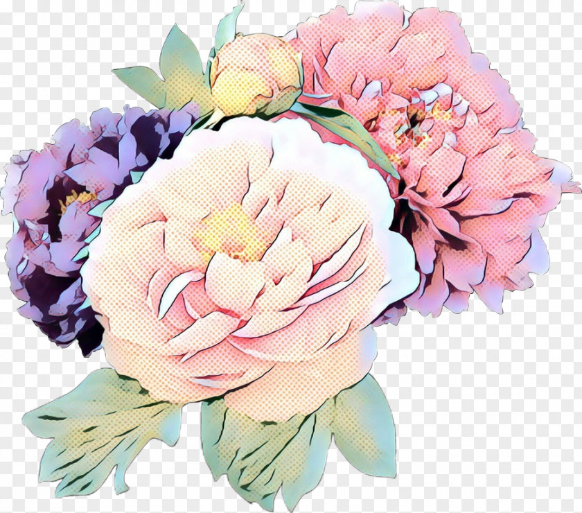 Hydrangea Rose Order Pink Flowers Background PNG