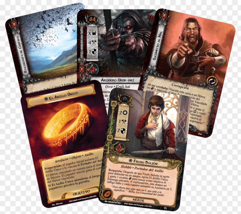 Lord Of The Rings Rings: Card Game Risk: Trilogy Edition PNG