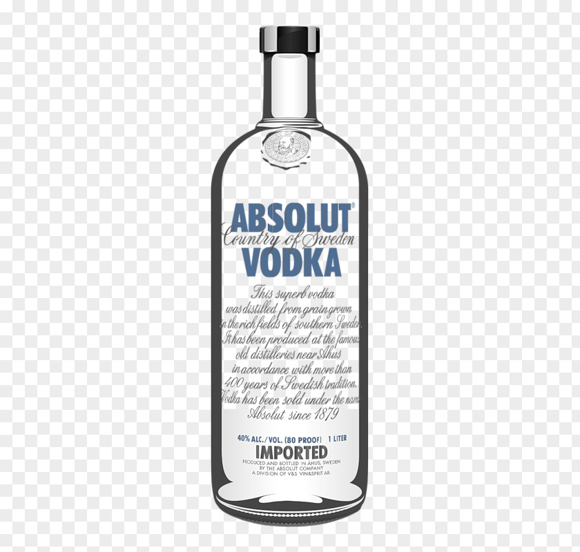 Vodka Absolut Bottle V&S Group Wine PNG