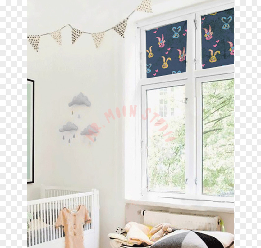 Window Covering Foil Sticker PNG