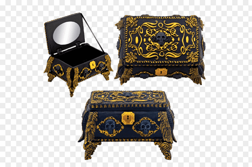 Jewelry Box Casket Jewellery Calavera Skull PNG