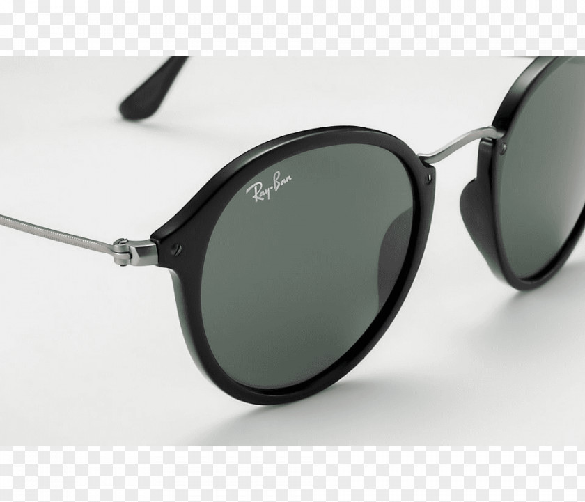 Ray Ban Ray-Ban Round Fleck Aviator Sunglasses Metal PNG