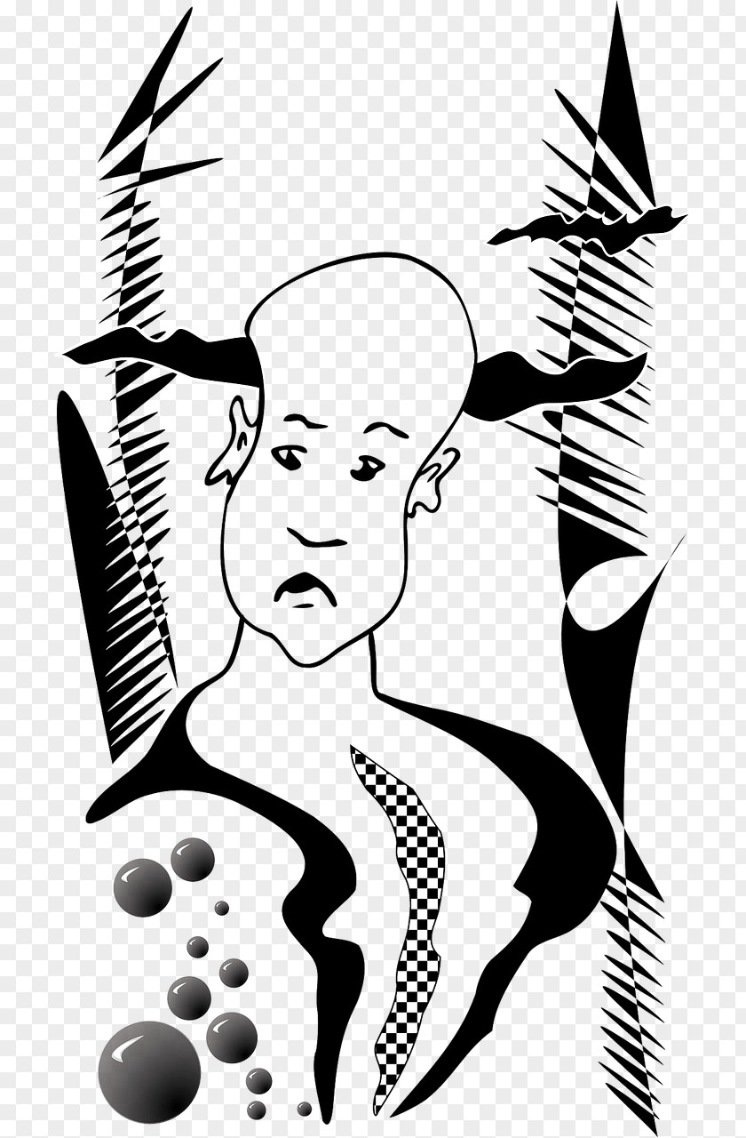 Bald Midget Tattoo Art Clip Vector Graphics Openclipart PNG