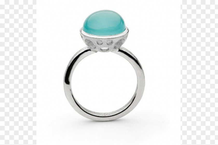 Blue Half Moon Ring Silver Product Design Gemstone Designer PNG