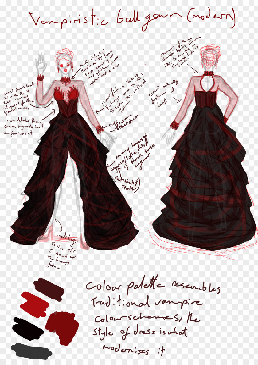 Design Costume Drawing Clothing Sketch PNG