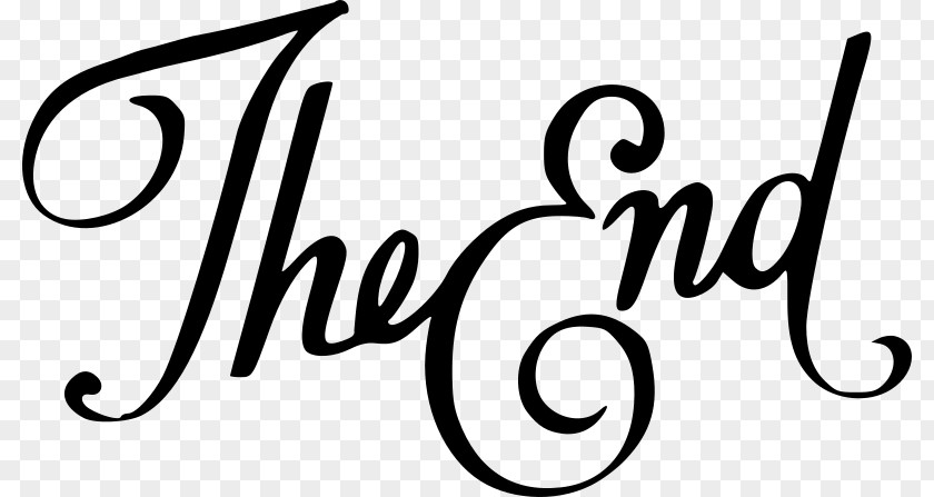 The End Drawing Clip Art PNG