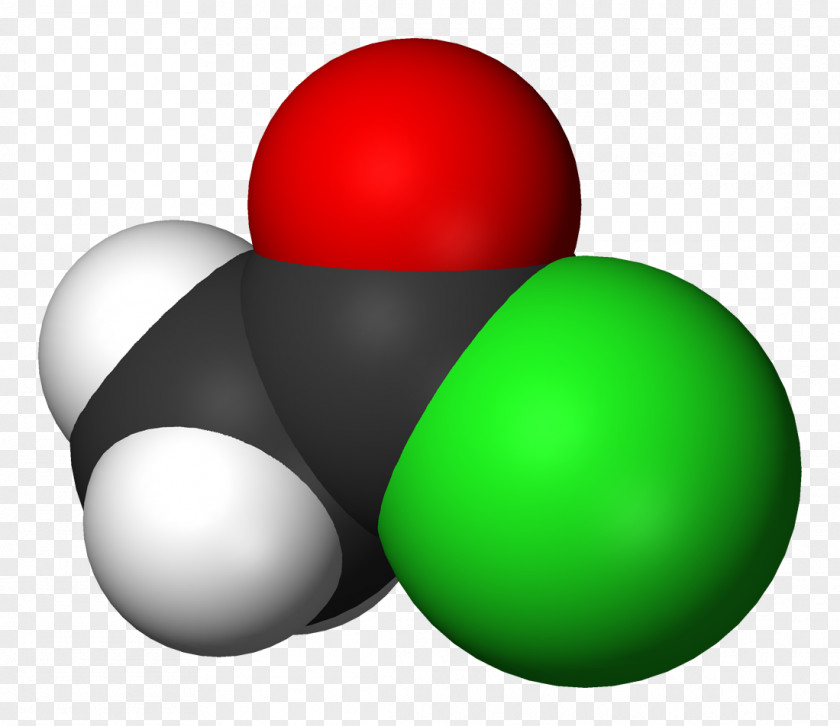 Acetyl Chloride Space-filling Model Group IUPAC Nomenclature Of Organic Chemistry PNG