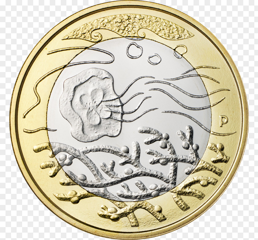 Coin Commemorative Bi-metallic Set Euro Coins PNG