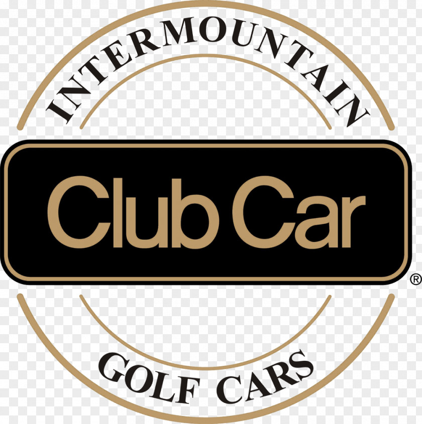 Golf Car Logo Brand Line Club Font PNG