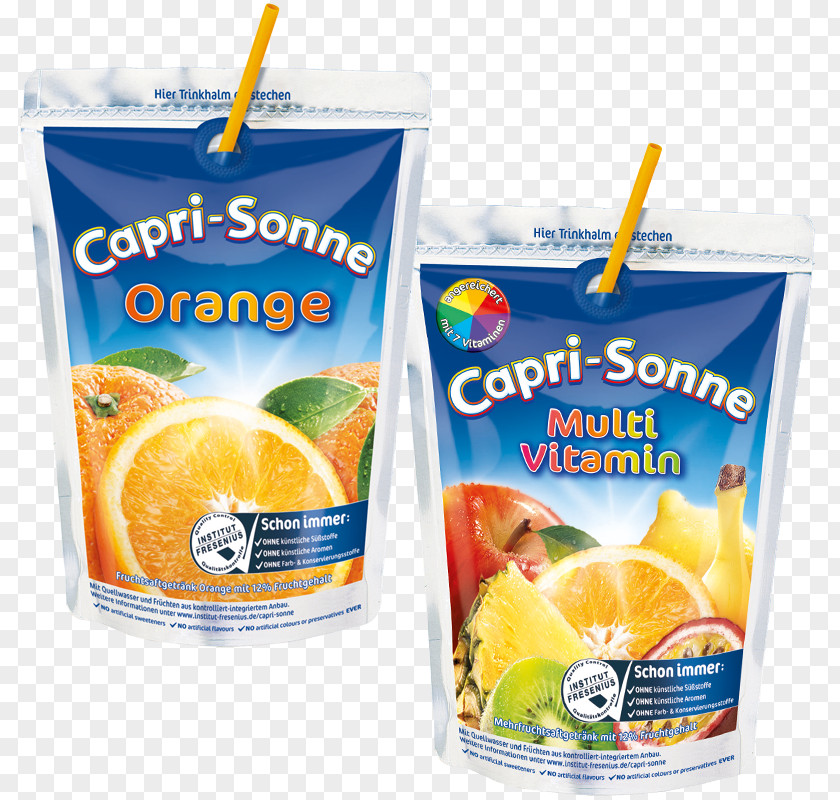 Juice Orange Fizzy Drinks Capri Sun Apple PNG