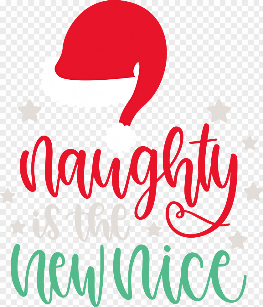 Naughty Is The New Nice Christmas PNG