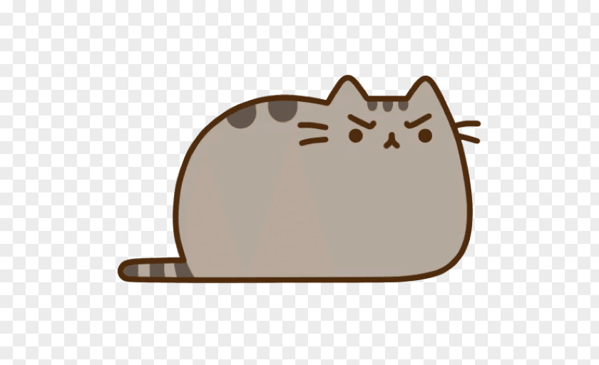 Cat Pusheen Anger Sticker PNG