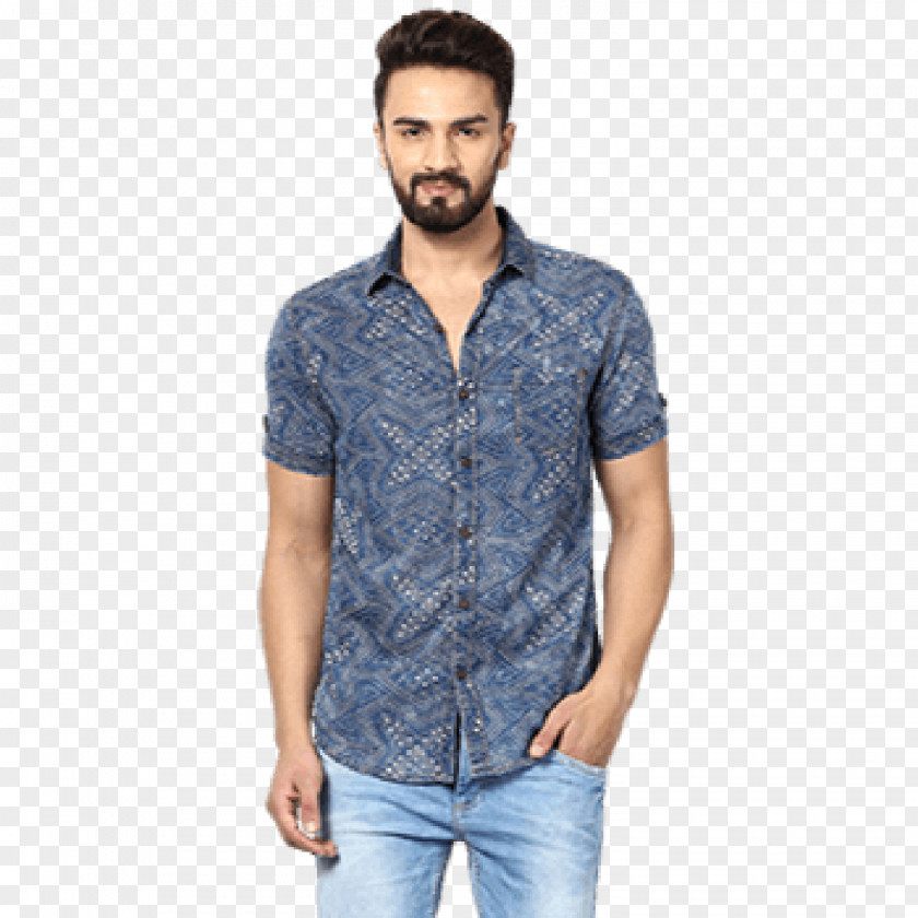 Mens Shirt T-shirt Denim Jeans Clothing PNG