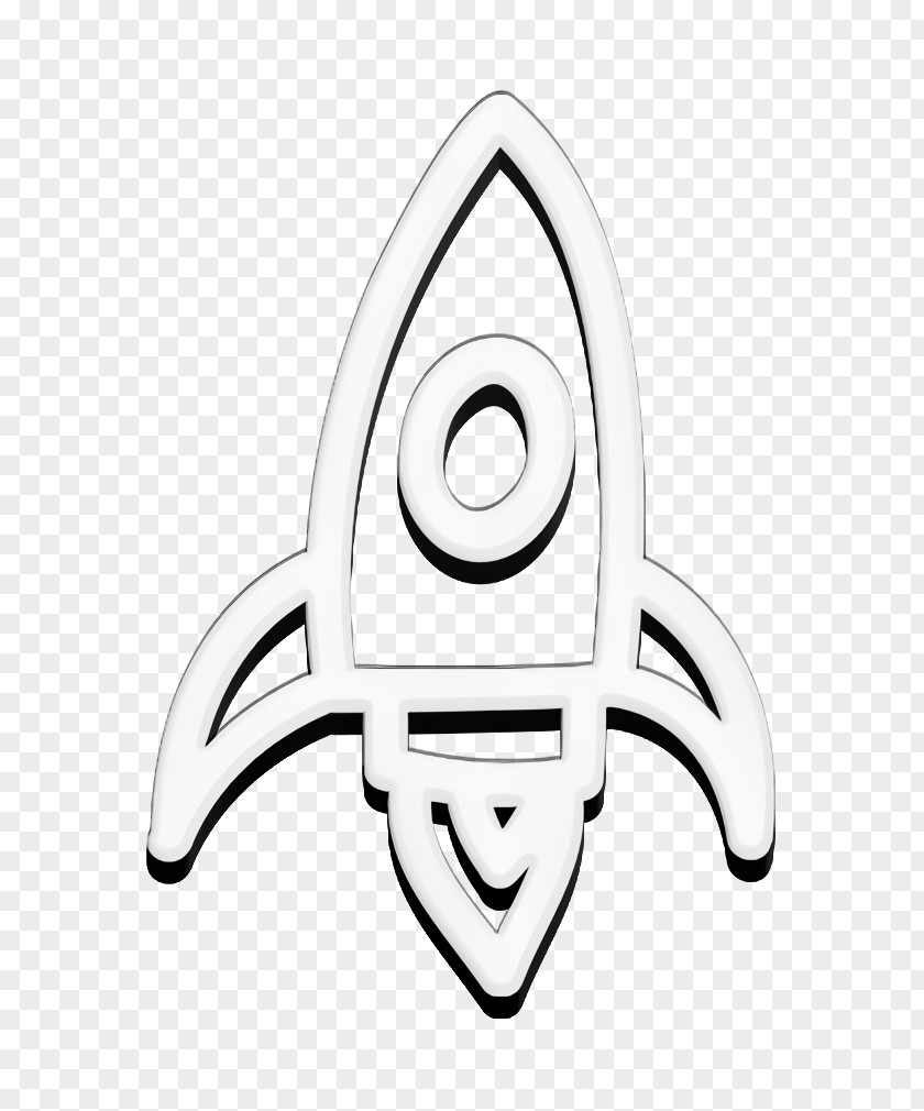 Rocket Hand Drawn Outline Icon Transport PNG