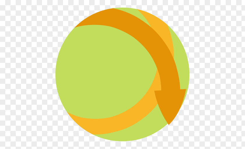 App Jdownloader Ball Sphere Yellow PNG