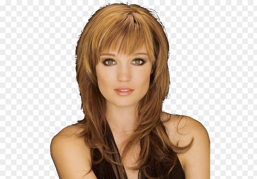 Entertainment Jennifer Hof Feathered Hair Blond Bangs Brown PNG