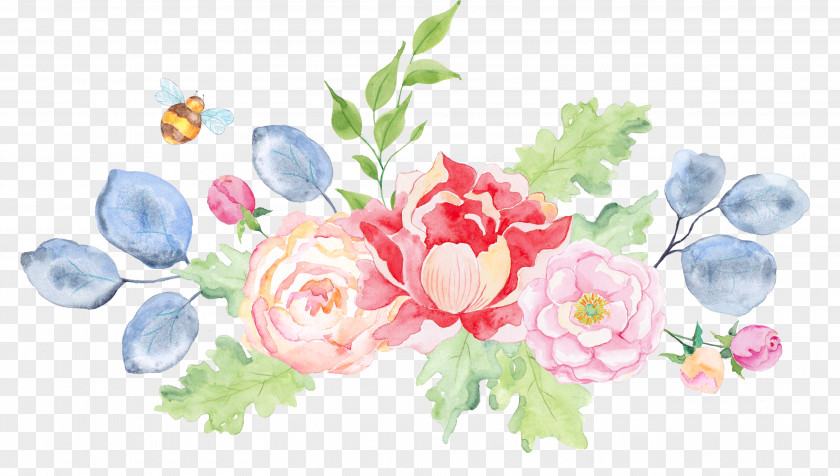 Flower Easter Bunny Watercolor Painting Peter Rabbit Print Drawing PNG