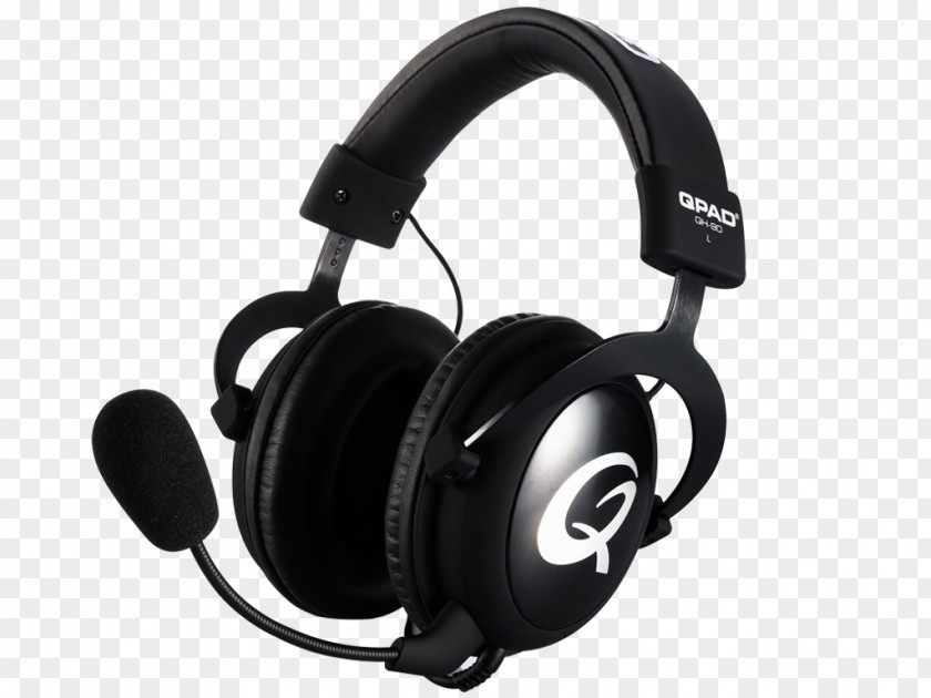 Gaming Headset QH-90 Pro Schwarz Nintendo DS Amazon.com Counter-Strike: Global Offensive Headphones QPAD QH-85 Black Open H-set PNG