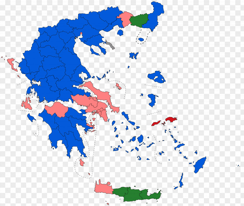 Greece Flag Of Vector Map PNG
