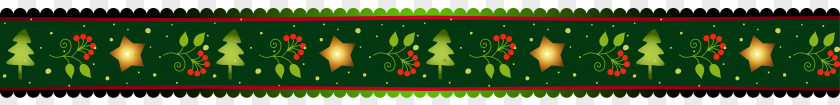 Green Christmas Border Clip-Art Image Font PNG