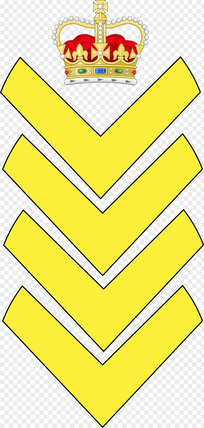 Military Royal Canadian Mounted Police Sergeant Major Rank PNG