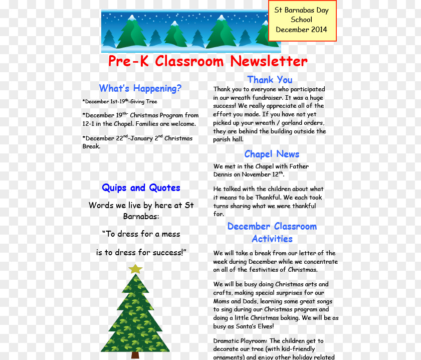 St Trinian's School Mrs. Goddard Pre-kindergarten Pre-school Newsletter PNG