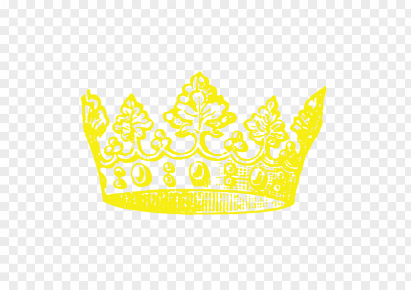 Vector Yellow Crown Cup Baking Pattern PNG