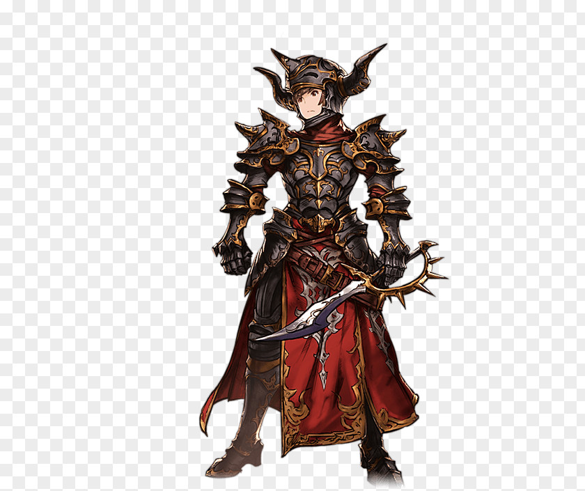 Armorial Granblue Fantasy Dark Character Web Browser PNG