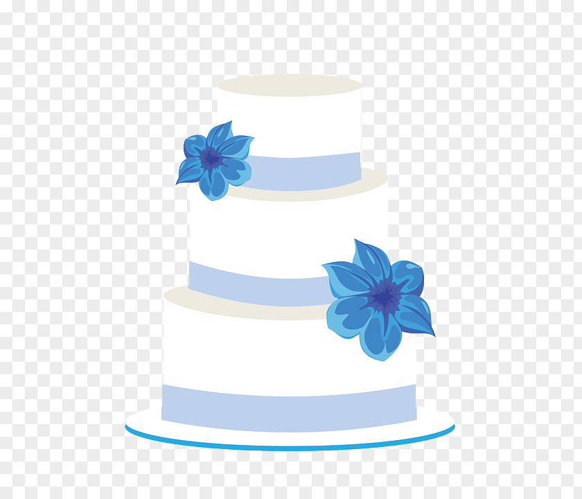 Blue Wedding Cake Was Delicious Birthday Clip Art PNG