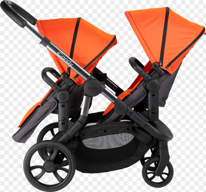 Icander Baby Transport Infant Orange Blossom Twin PNG