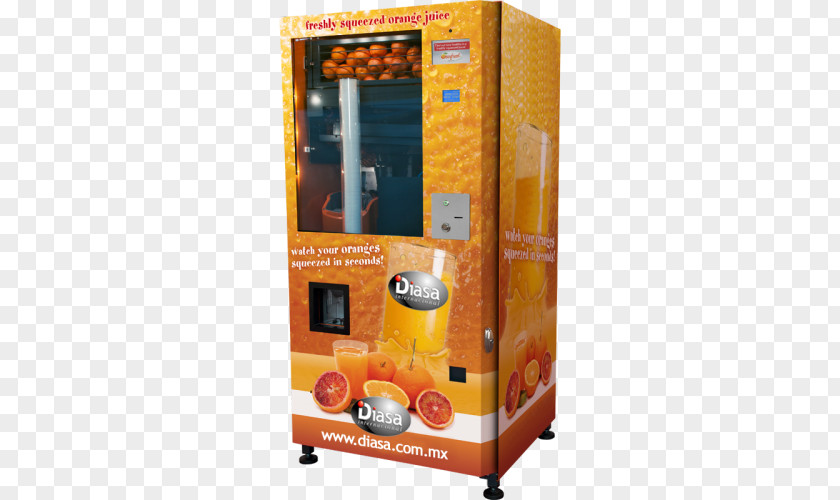 Juice Vending Machines Orange PNG