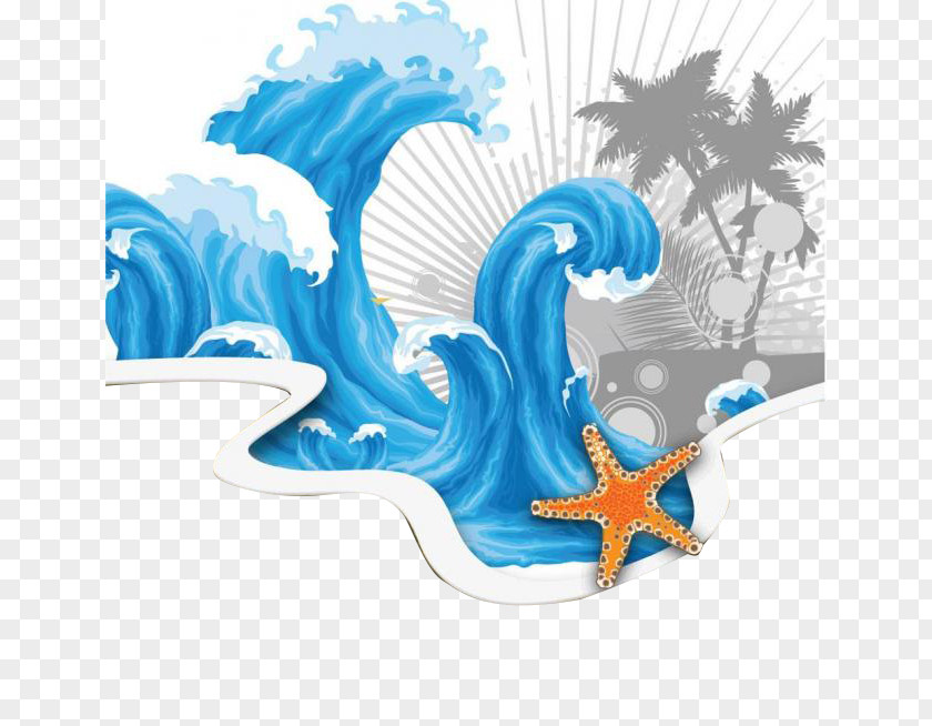 Surf Beach Wind Wave Color PNG