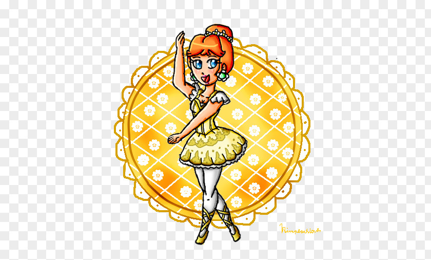 Beautiful Ballerina Drawing Princess Daisy Mario Bros. DeviantArt Peach PNG