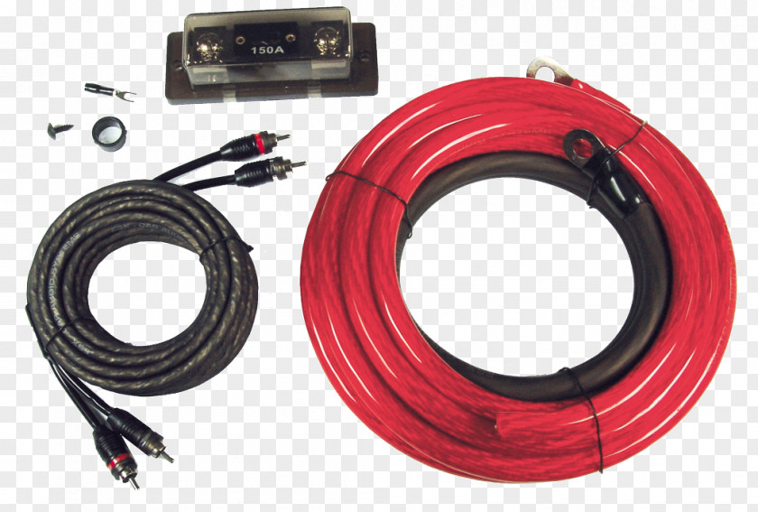 Car Speaker Wire Amplifier Electrical Cable Vehicle Audio Endstufe PNG