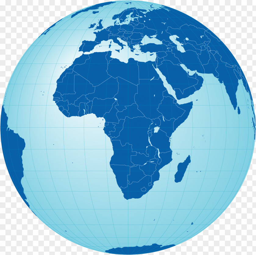 Hand-painted Vector Business Globe Cameroon Chad Ghana Egypt World PNG