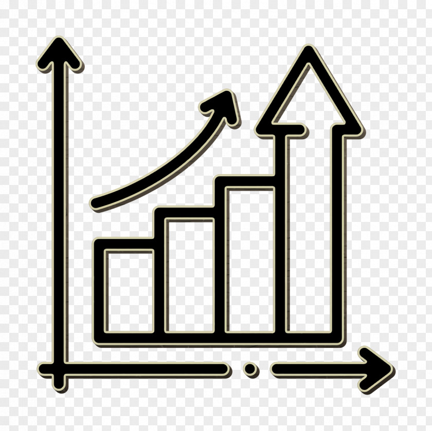 Statistics Icon Growth Economy PNG