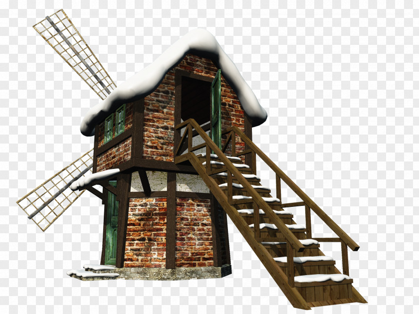 Building Mill Clip Art PNG