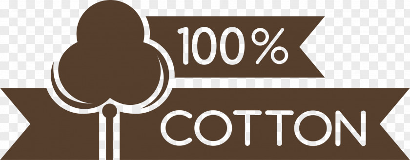 Cotton Flower Logo Sign Textile PNG