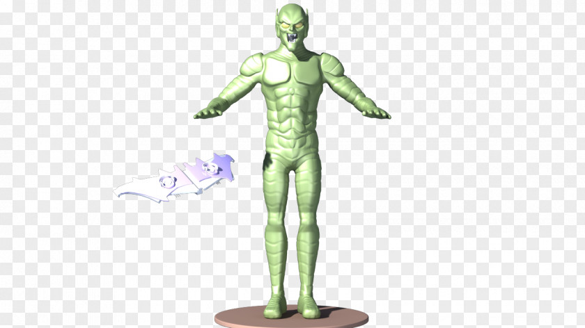 Green Goblin Homo Sapiens Muscle Figurine PNG