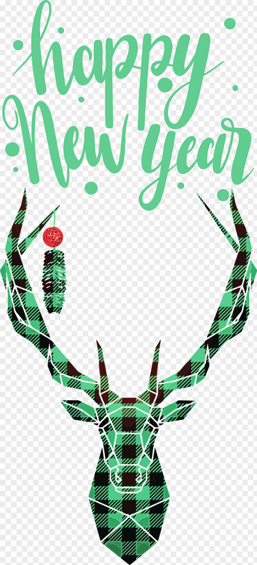 Leaf Green Font Meter Antler PNG