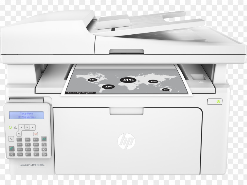 Multifunction Hewlett-Packard Multi-function Printer HP LaserJet Pro M130 PNG