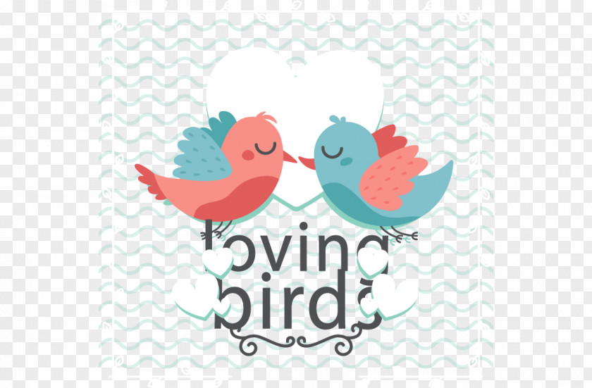 Wavy Background Love Birds Lovebird Clip Art PNG
