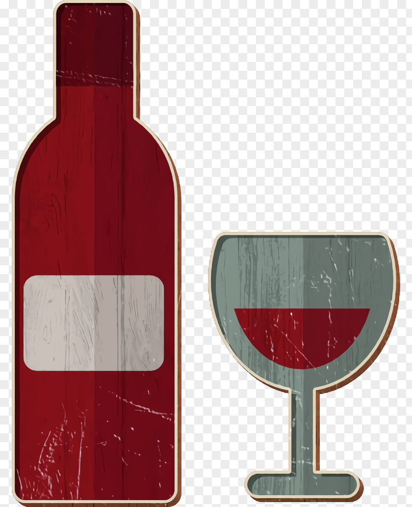 Wine Bottle Icon Barbecue Set PNG