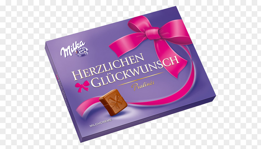 Foreign Food Chocolate Bar Praline Milka Herzlichen Glückwunsch Menge 110g (2,23/100g) Text PNG