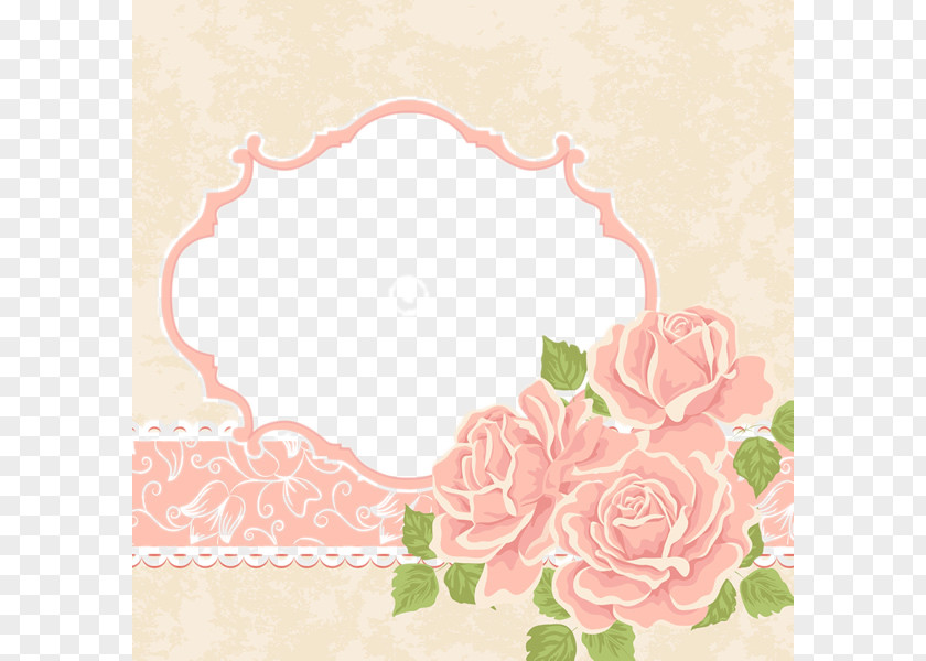 Hand-painted Floral Lace Euclidean Vector Rose Illustration PNG