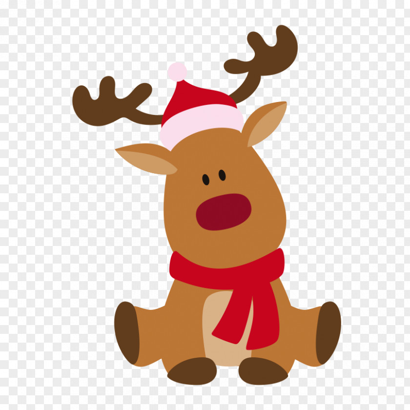 Jiffy Pop Christmas Santa Claus Rudolph Reindeer Clip Art PNG