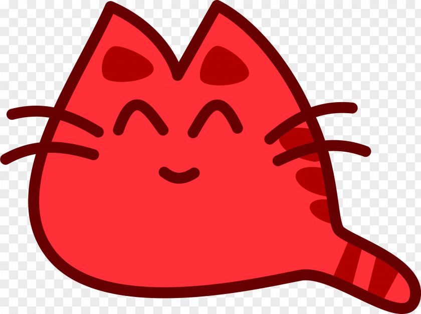 Red Smile Cliparts Cat Kitten Clip Art PNG