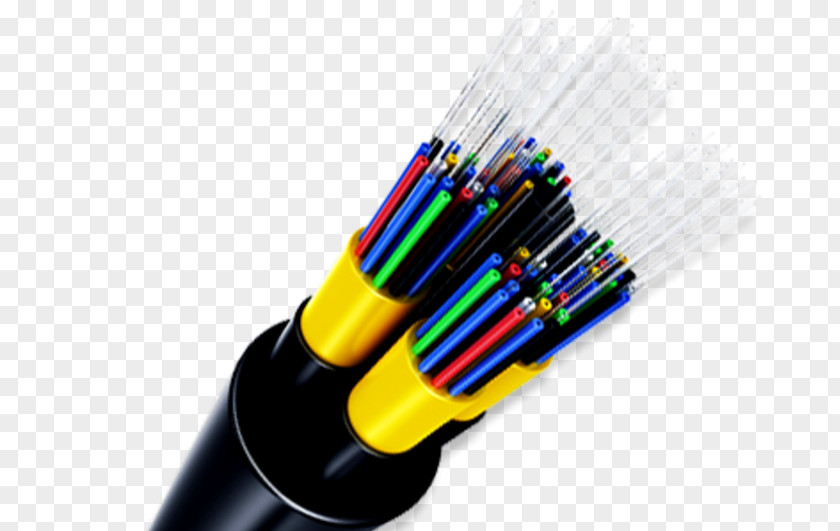 Teknologi Optical Fiber Cable Core Optics PNG